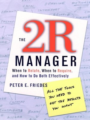 cover image of The 2R Manager